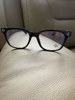 Black Chrome heart glasses