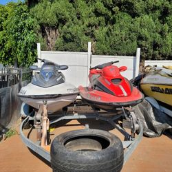 2 Jetski With Trailer 