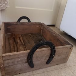 rustic wooden crate 