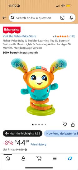 Dj bouncin’ beats by fisher price (located in 92694)