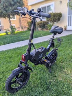 🛵⚡Electric bike, mini ebike 💪 480w motor , Foldable handle bar