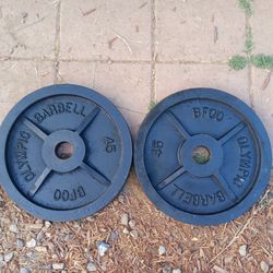 Olympic Weights 45's