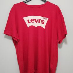 Levis Men's Red T-shirts Size XXXXL