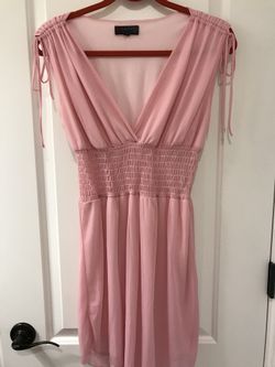 Stylish pink dress size M
