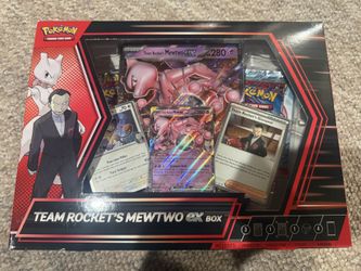 Pokémon Team Rocket's Mewtwo ex Box NEW Sealed SELL/TRADE
