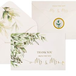 Newlywed Thank You Cards