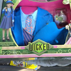 Universal's Wicked Deluxe Shiz University Uniform & Accessories Girl Child Dress-up Set