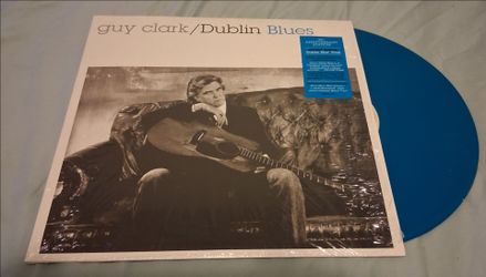 Guy Clark Dublin Blues 30th Anniversary Blue Vinyl LP