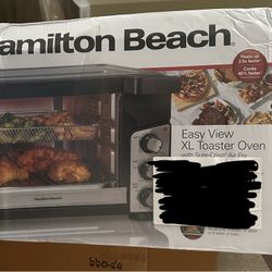 Hamilton Beach Sure-Crisp Air Fryer Toaster Oven Black