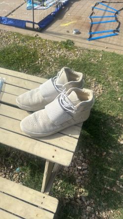 Adidas Tubular High Top Suede White Size 11 Mens
