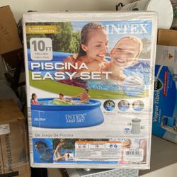INTEX 10ft X 30in EASY SET POOL!! (comes With Filter Too!)