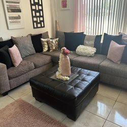 Sectional Gray Couch For Sale