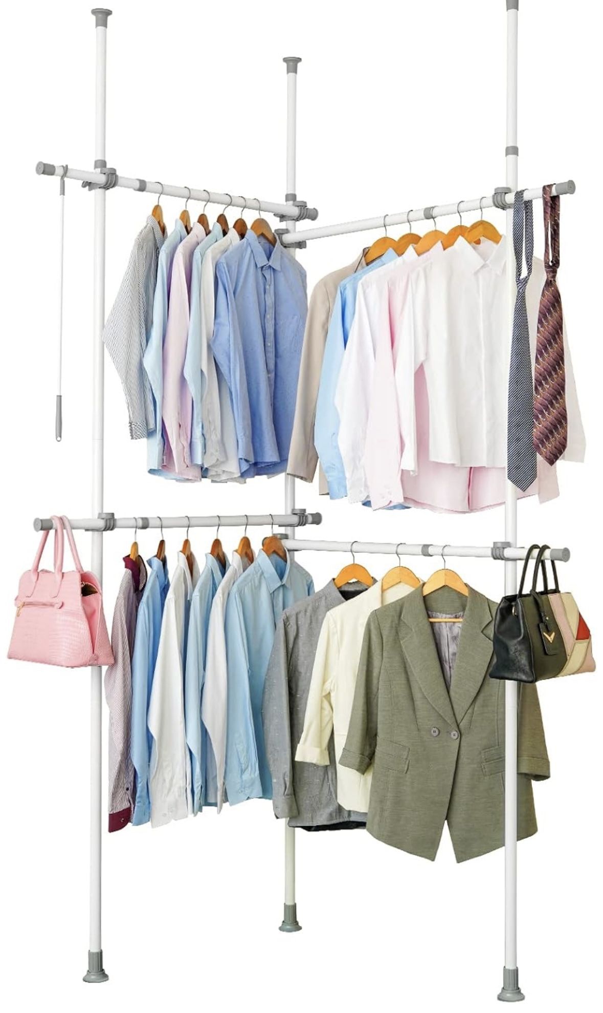 Double Clothing Rack