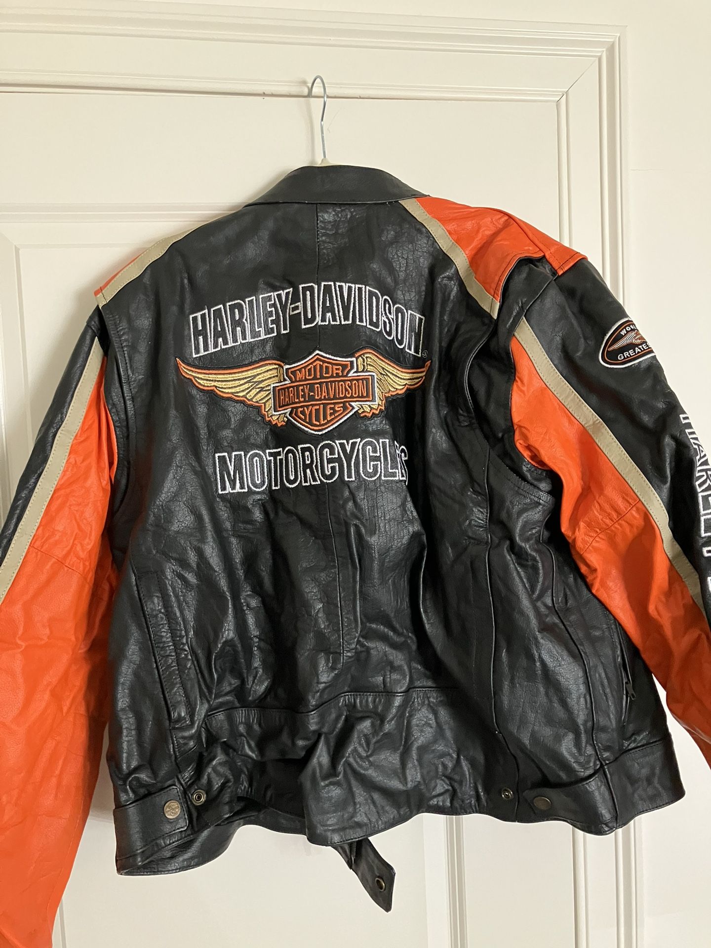 Harley Davidson Leather Men’s Jacket New Size 2XXl