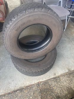 2 used LT245/75R17 Good year wrangler  Load range E