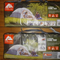 2- 3 Person Dome Tents 