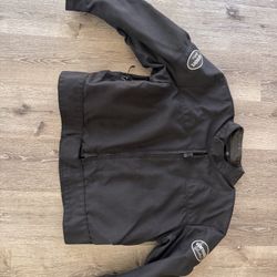 VANSON LEATHERS CANVAS MOTORCYCLE JACKET