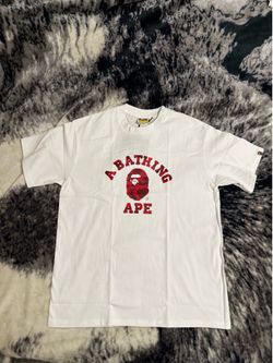 Bape red camo tee LARGE