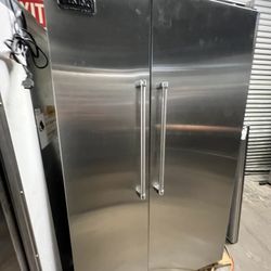 Viking 48” Built In Refrigerator Side By Side 