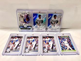 Shohei Ohtani Dodgers Card Lot 11x Topps Chrome Refractors Inserts One-Touch