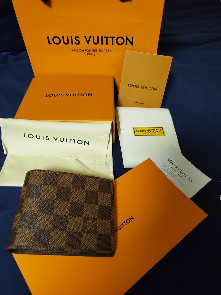 Louis Vuitton Damier Slender Brown Wallet