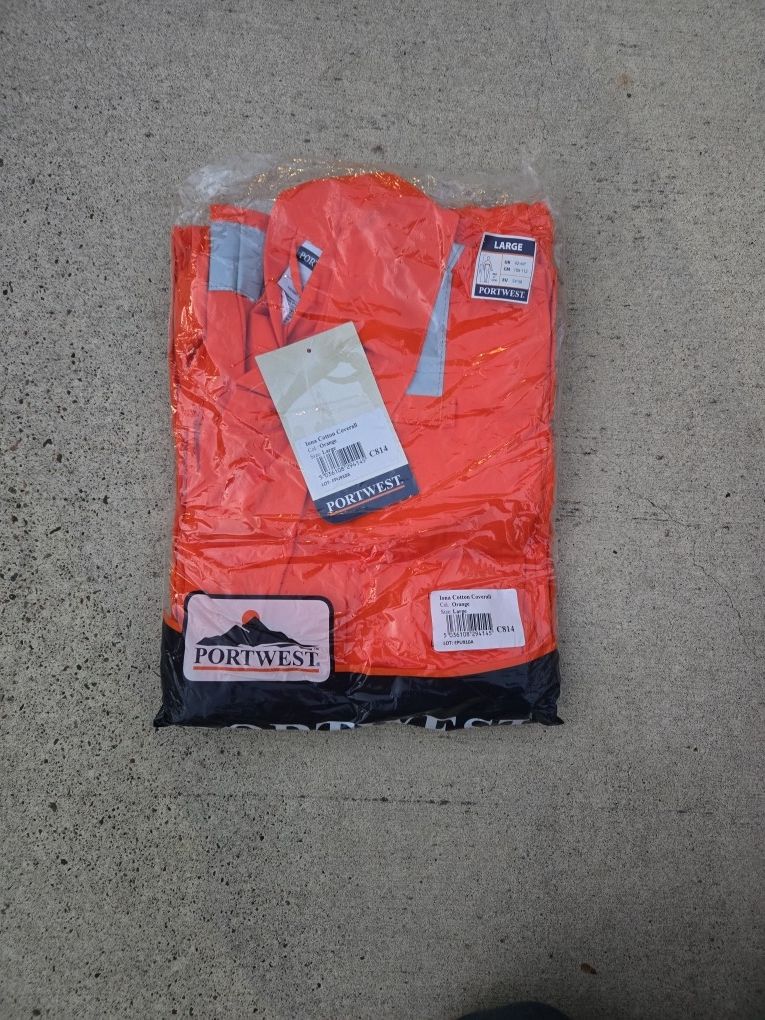 Portwest Orange Coveralls