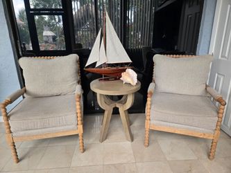 Accent Chairs and Table