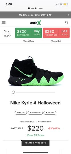 Nike Kyrie black basketball sneakers