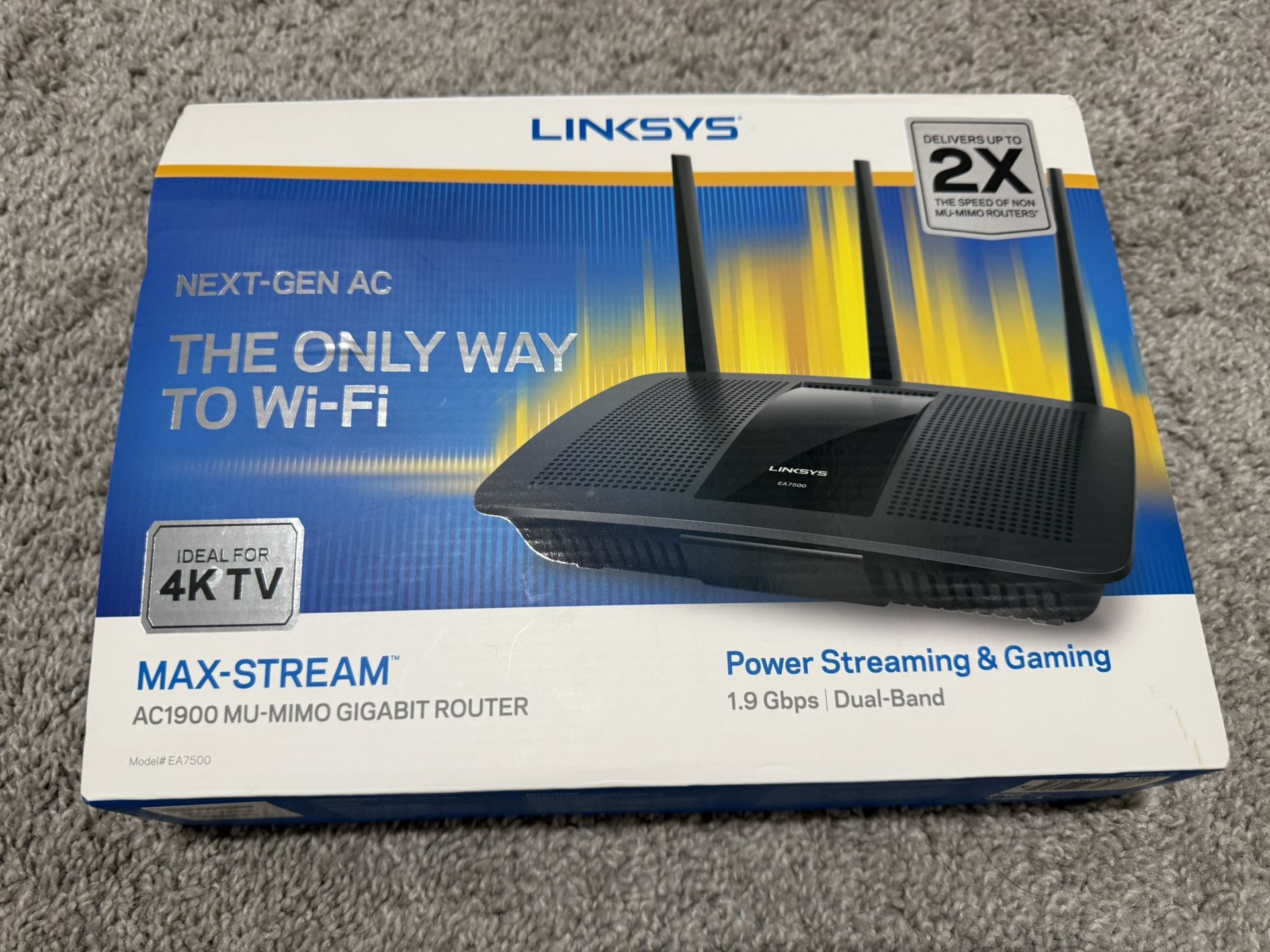 LINKSYS AC1900 Internet WiFi Router