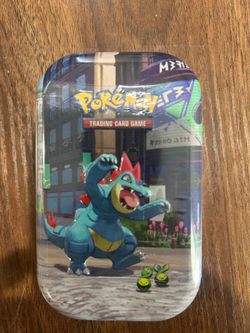 Pokémon Luminous City Mini Tin Feraligatr, 2 Packs, Standard Size, Age 6+