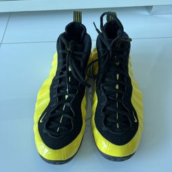 🟡 Nike Air Foamposite One “Wu-Tang” Optic Yellow Size 14