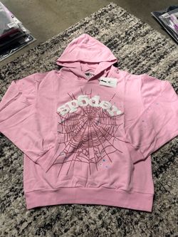 Sp5der Pink Hoodie with Tags