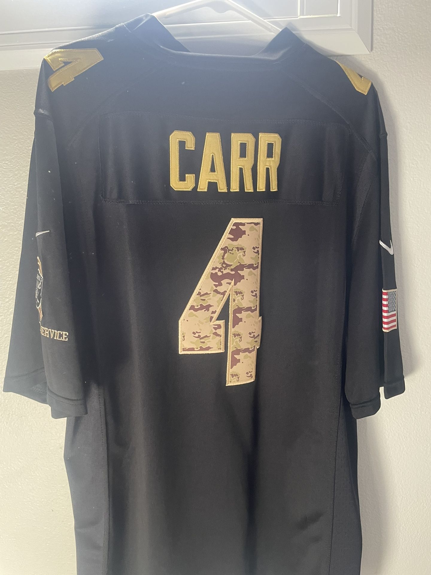 Derek Carr raiders jersey