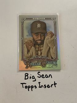Big Sean Rap Artist Topps Short Print Insert Card.
