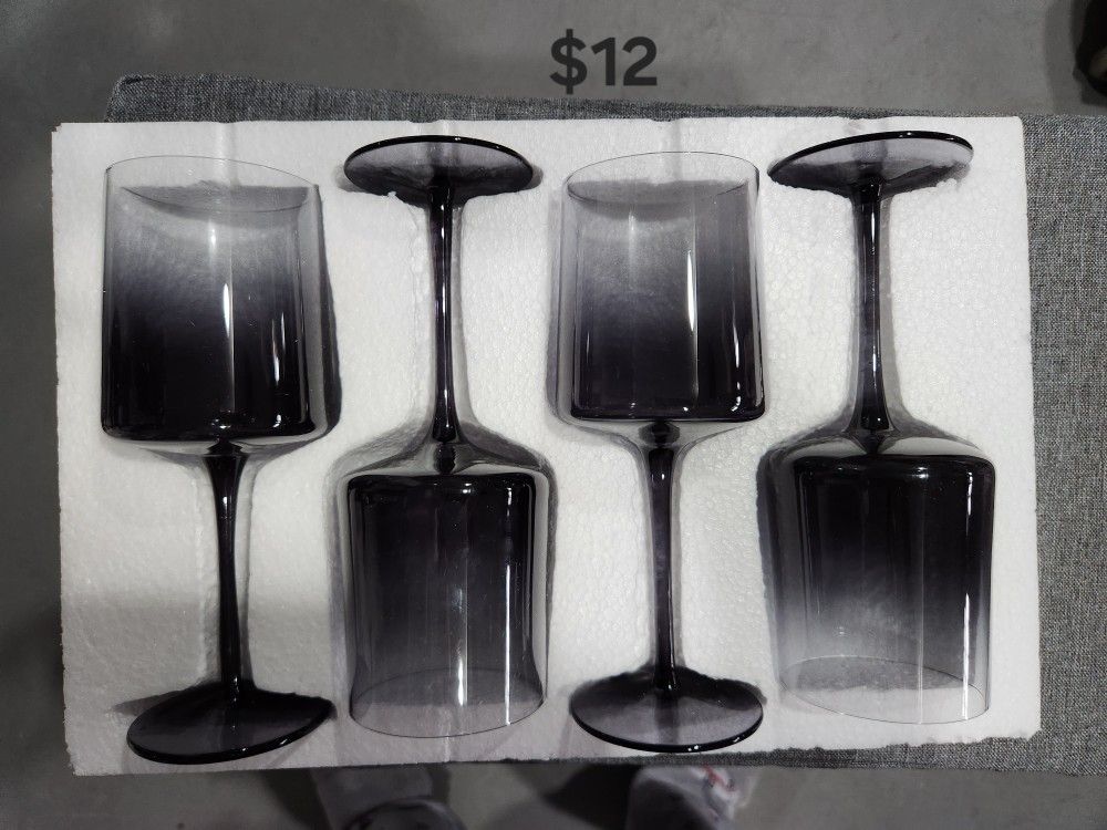 Black Stem Glasses