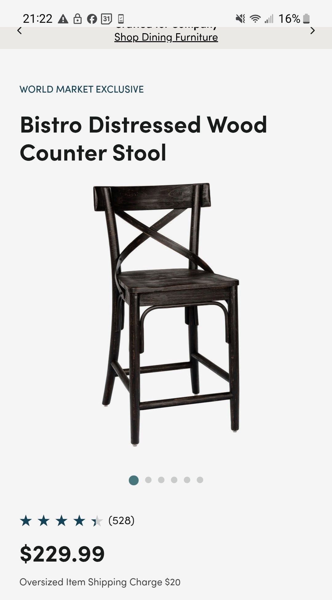 2 counter Stools