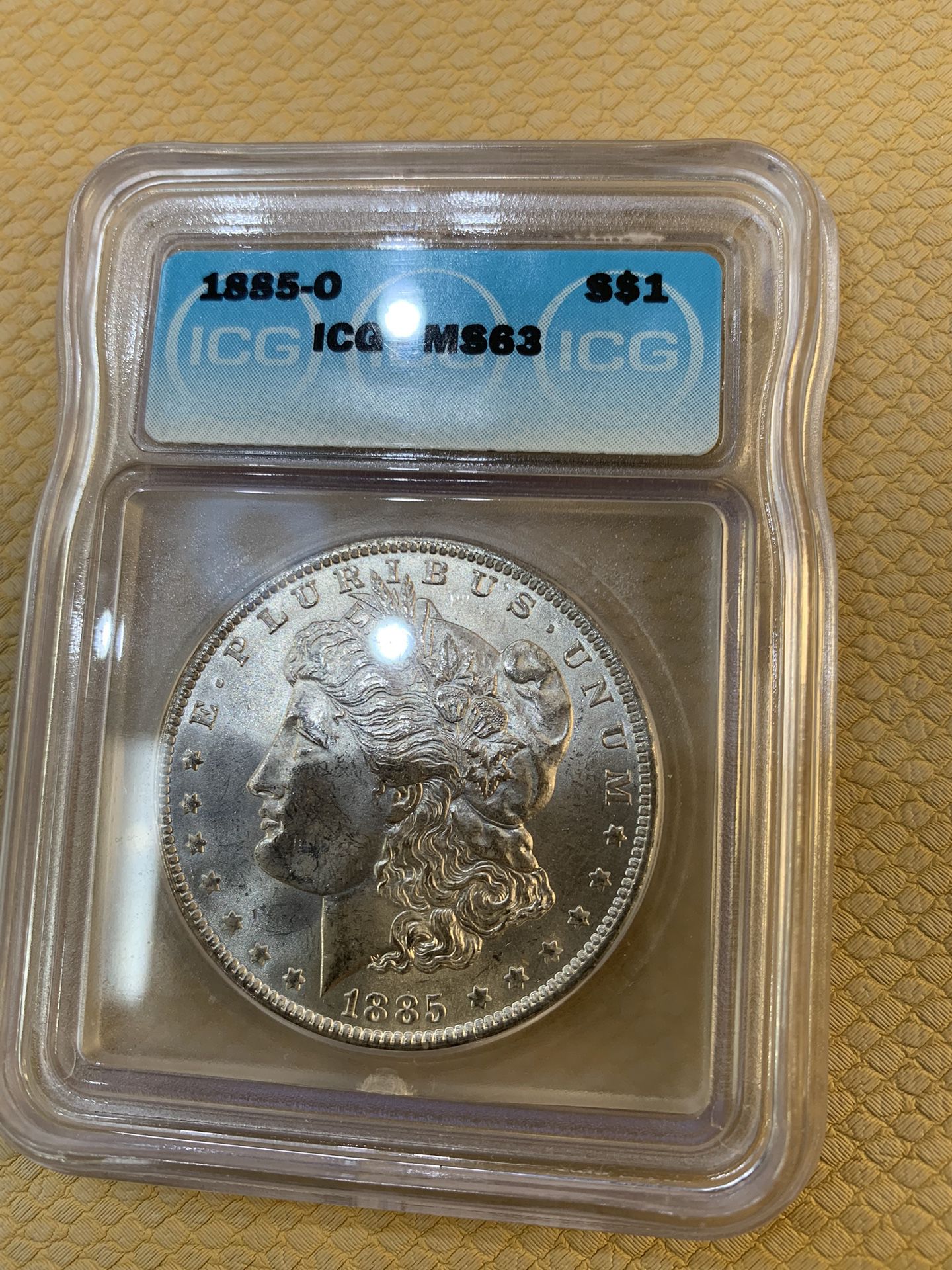 1885 O Morgan Silver Dollar Uncirculated 