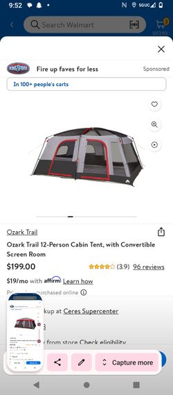 Brand New Ozark Trail 15x12 Cabin Tent 