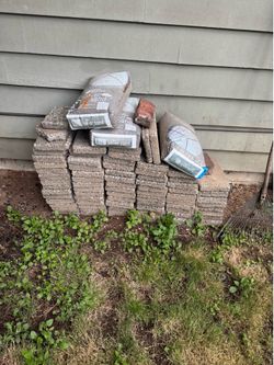 Pavers cement patio