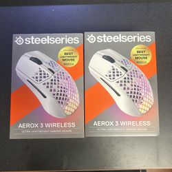 Steel Series Aerox 3 wireless gaming mouse. 