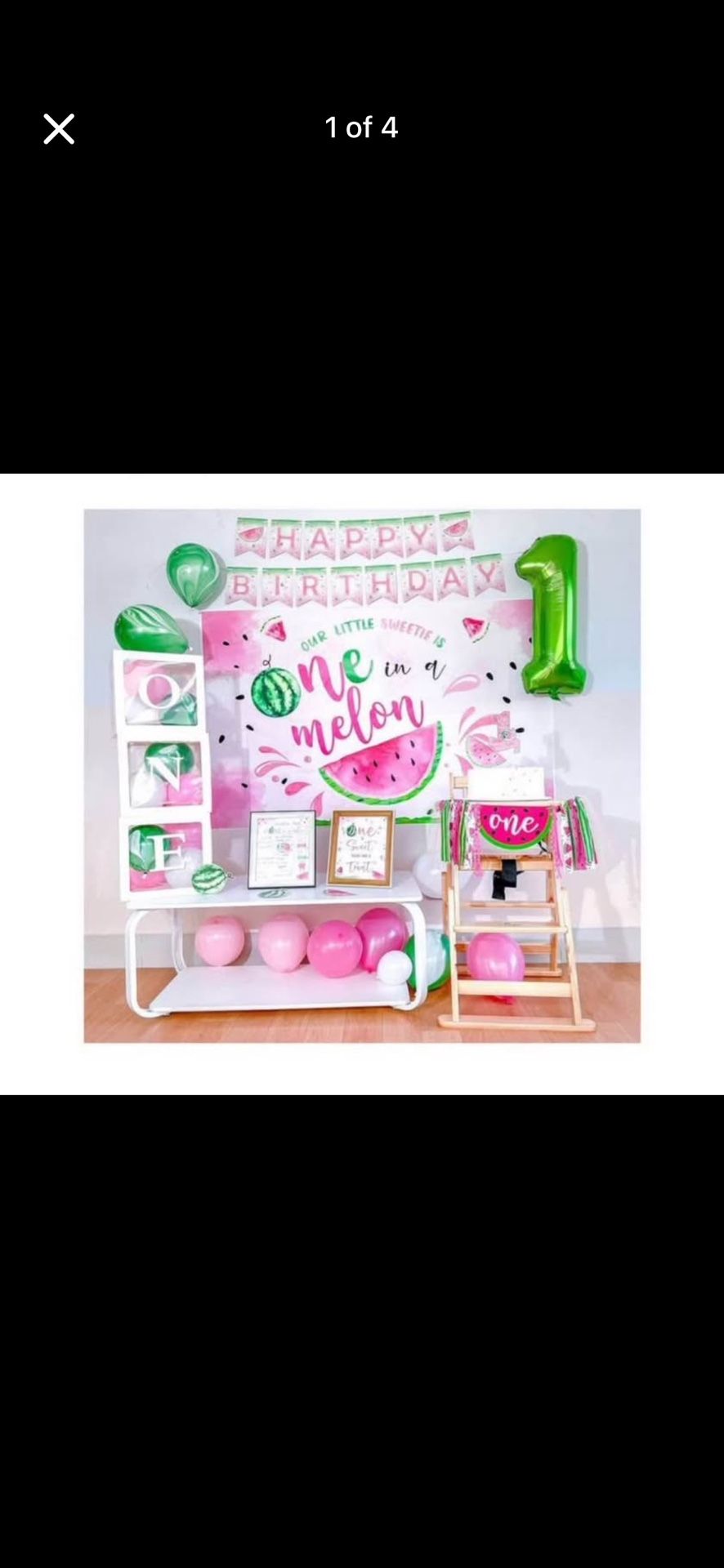 1st Birthday Party Kit Brand New