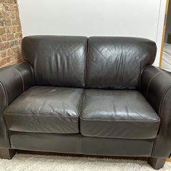 Faux Leather Couch / Loveseat