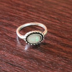 RAINBOW MOONSTONE NEW SIZE 7 RING