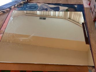 Large frameless wall mirrors
