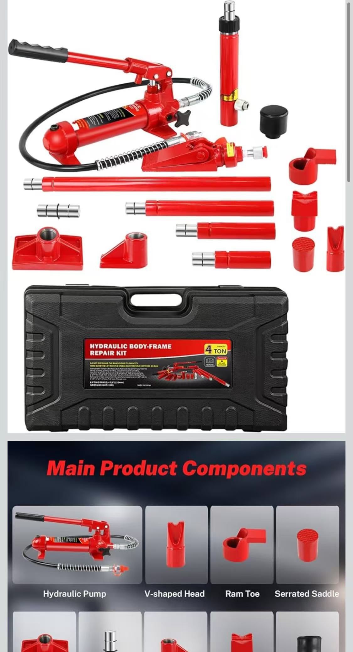 4 Ton Porta Power Kit