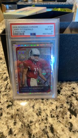 Larry Fitzgerald 2006 Bowman Chrome Graded 8