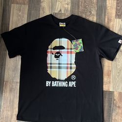 Burrberry Bape T-shirts (run Small)  See Description