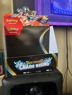 Pokemon Mega Evolution Chaos Rising booster pack store display box