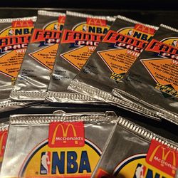 10 PACK LOT of 1992-93 McDonald’s Upper Deck NBA Fantasy Packs Shaq, Jordan, more