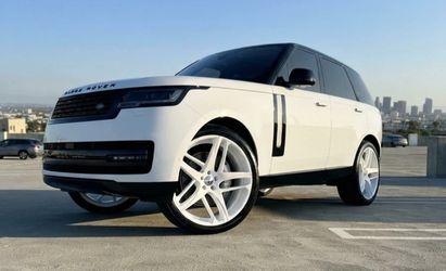 24 Lexani Bavaria 5x120 Wheels for Rover Rolls Ghost Wraith Dawn New Gloss White 239D